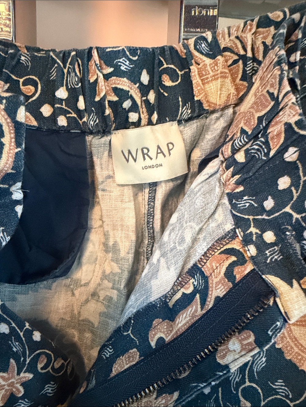 Floral wide leg trousers from Wrap London - Picture 4 of 7